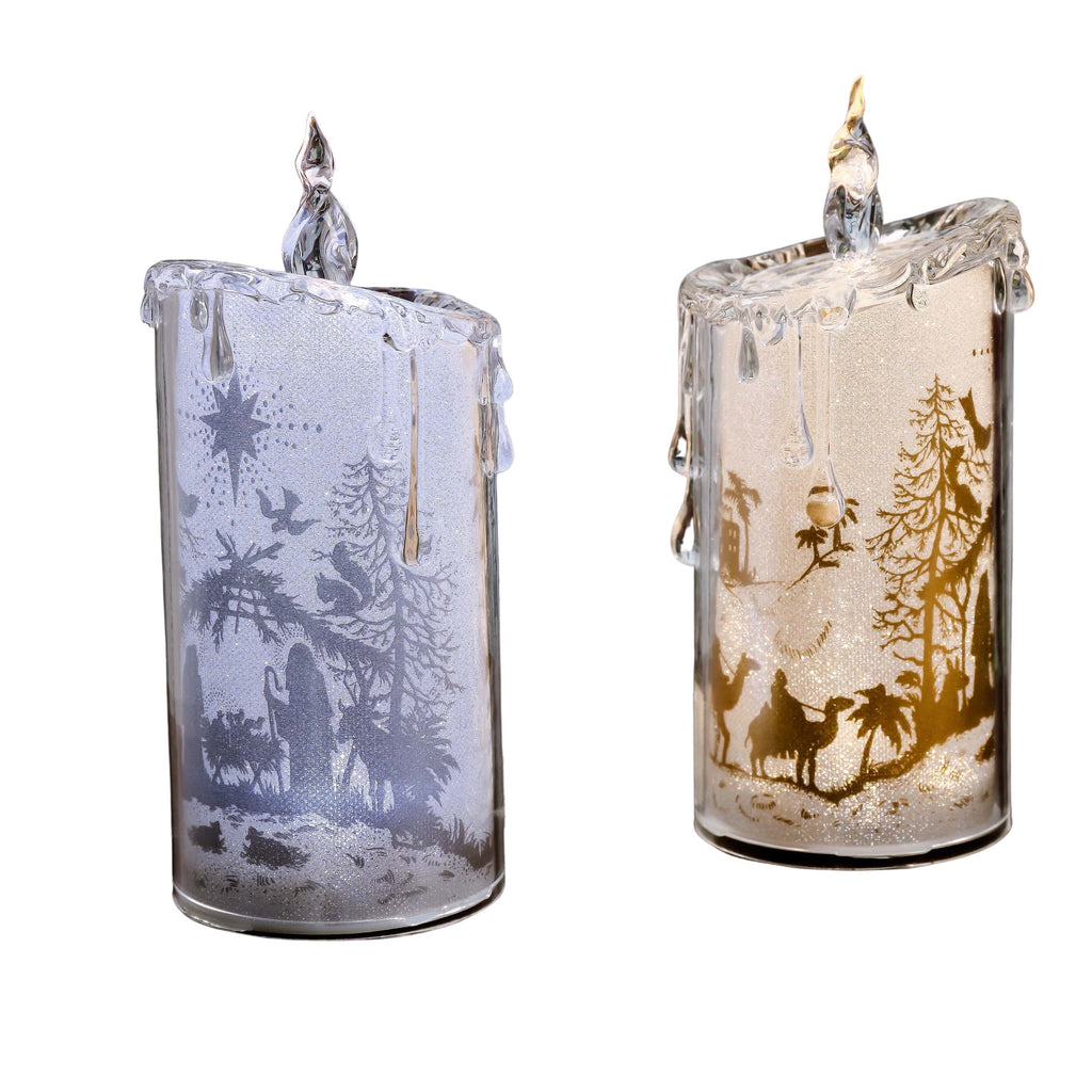 Gold & Silver Candle