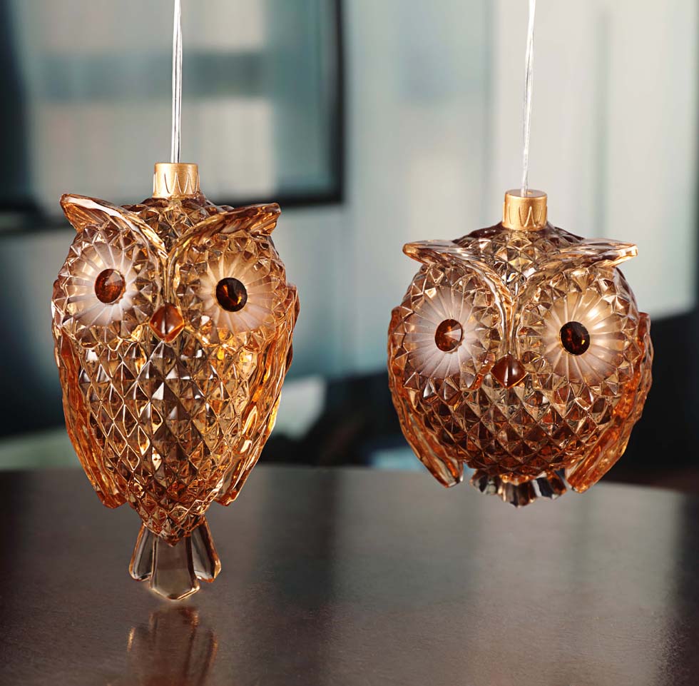 LED String Amber Owls