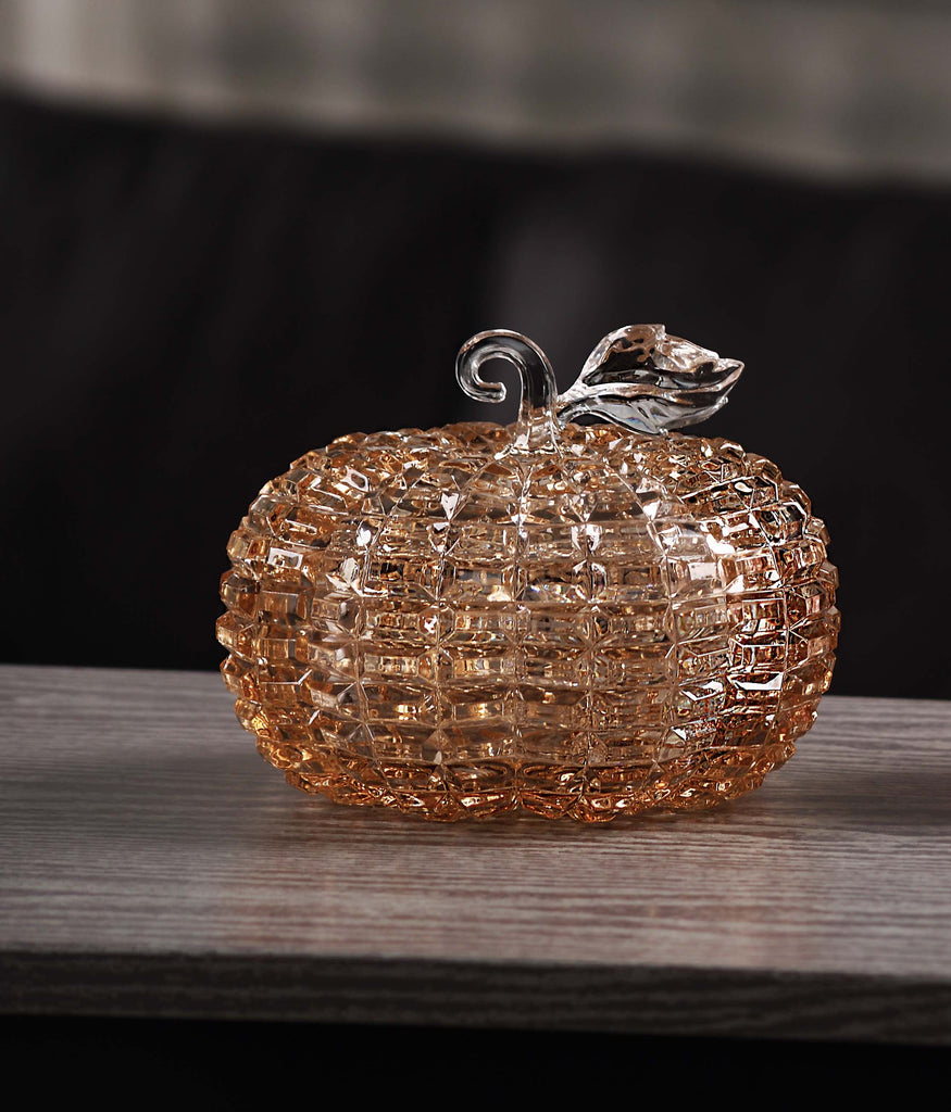 Diamond Cut Pumpkin Jar