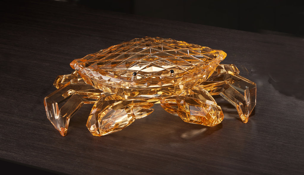 Large Crab Dish with Lid