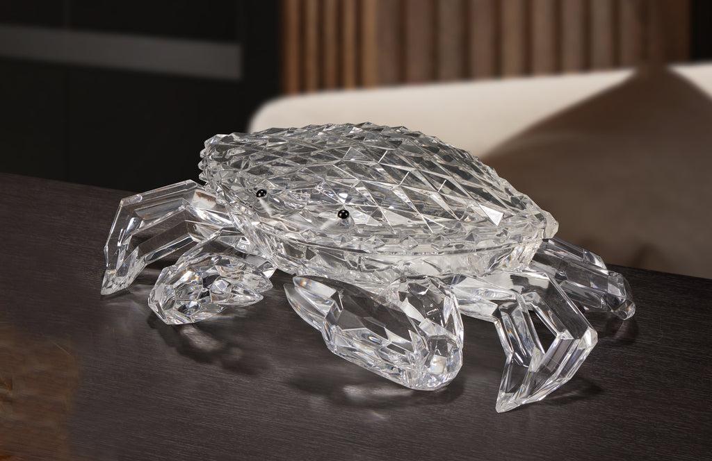 Large Crab Dish with Lid