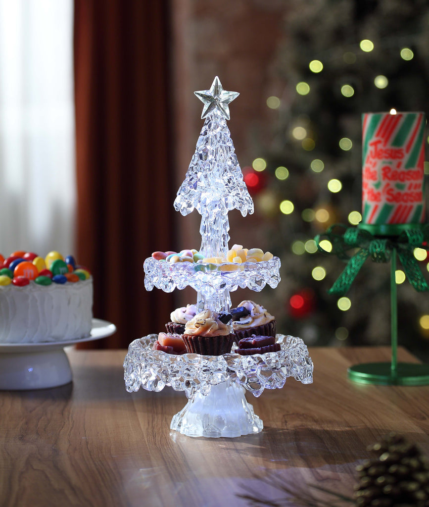 Christmas Two-Tier Fruit Tray