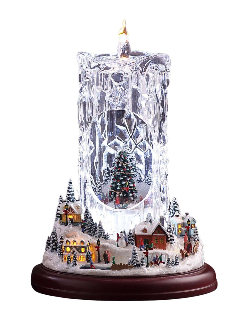 Christmas Village Diamond Cut Candle - Icy Craft