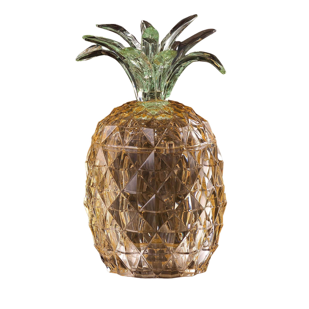 Large Yellow Pineapple Jar - Icy Craft
