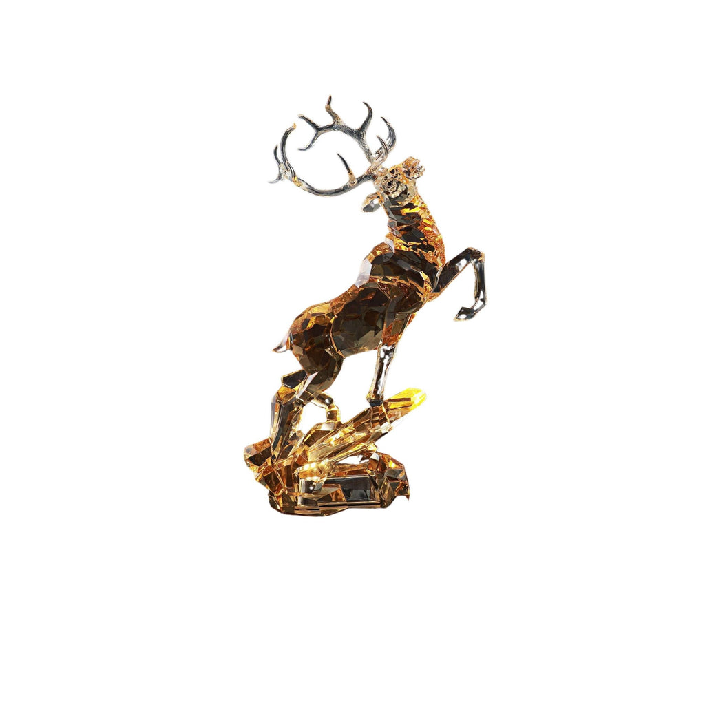 Amber Leaping Deer - Icy Craft
