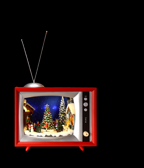 Christmas Tree Red TV