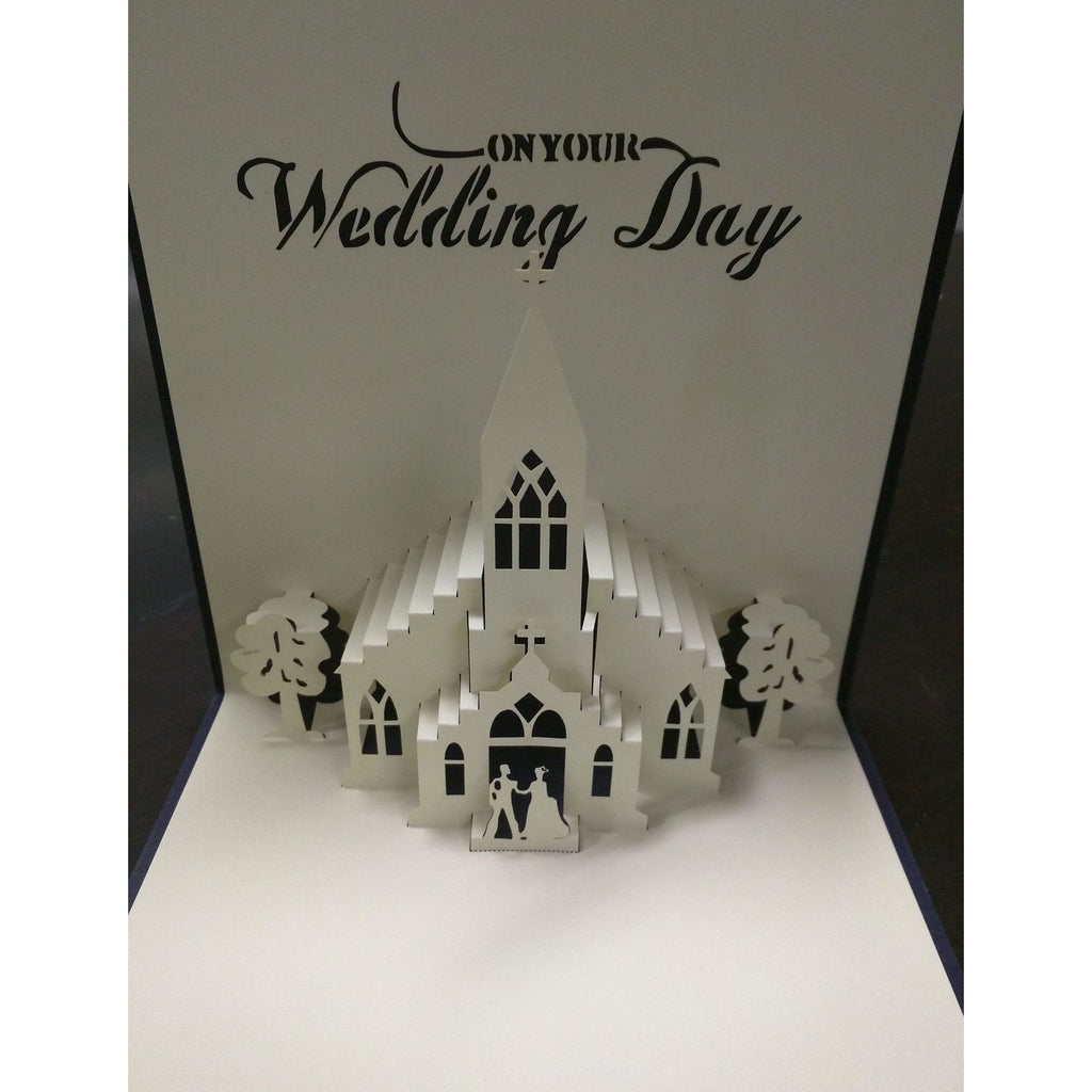 Wedding Day Pop-Up Card - Icy Craft