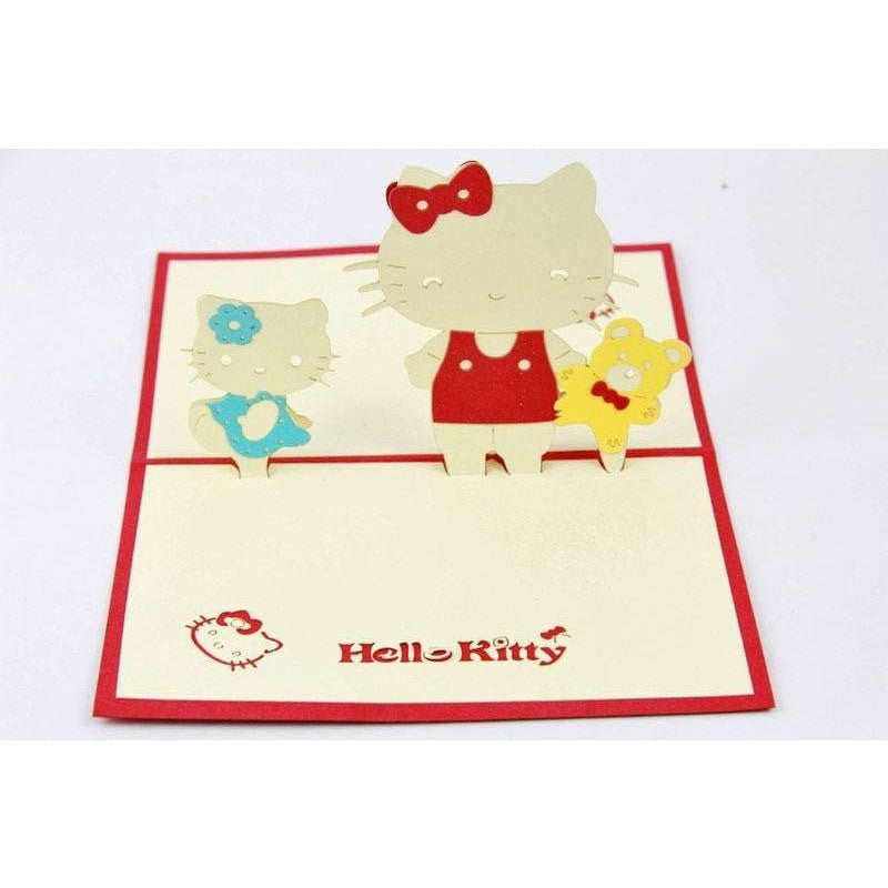 Hollo Kitty Pop-Up Card - Icy Craft