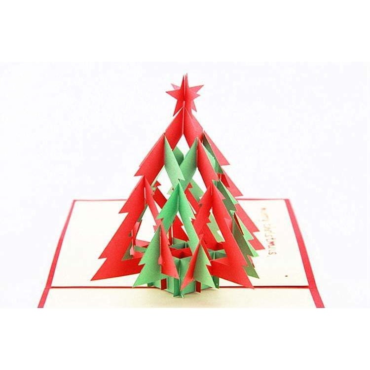 A Thousand Trees Merry Christmas Pop-Up Card - Icy Craft
