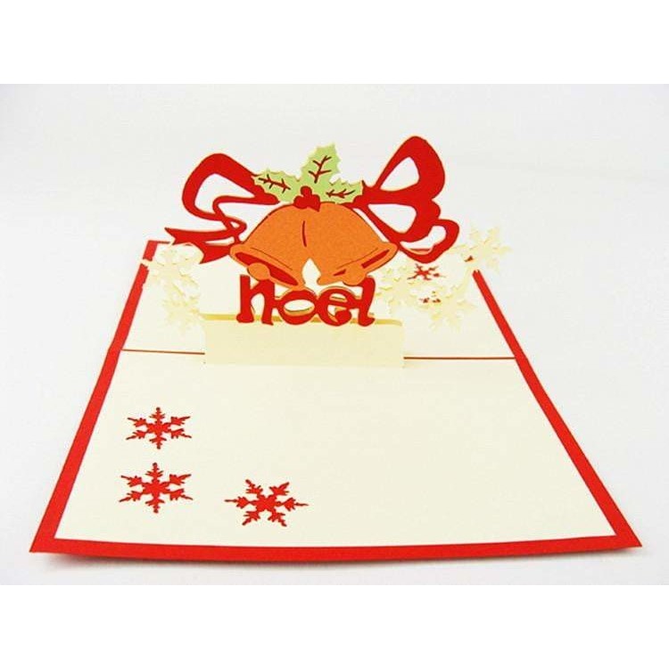 Noel Bells Pop-Up Card - Icy Craft