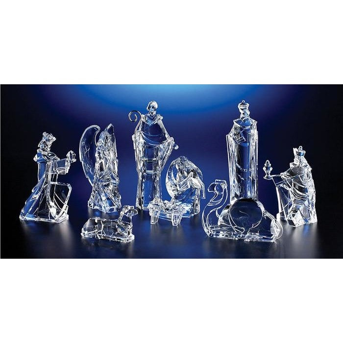 Nativity Figures, Clear - Icy Craft