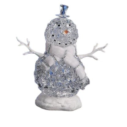 Icy Craft Sm. Ice Cube Snowman, Size: 12.5
