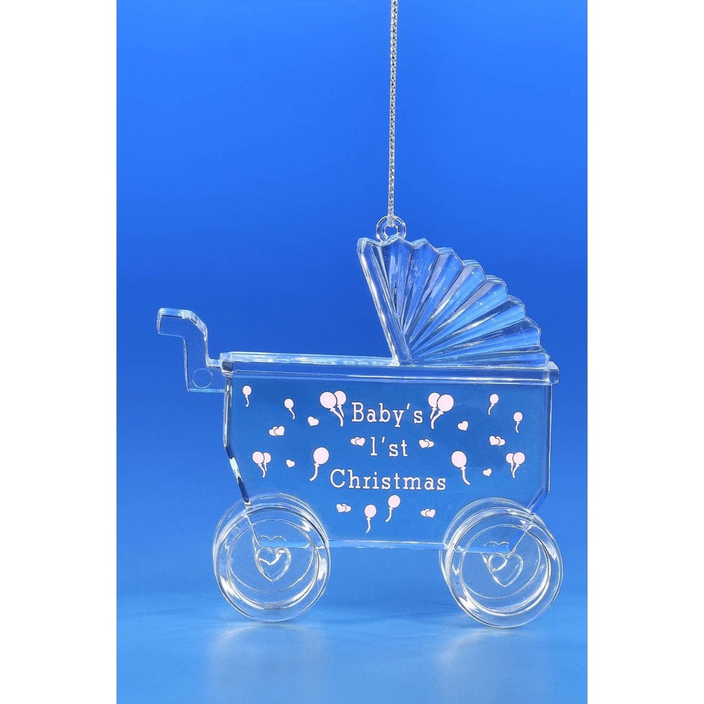 Vintage Baby Stroller Orn. - Icy Craft