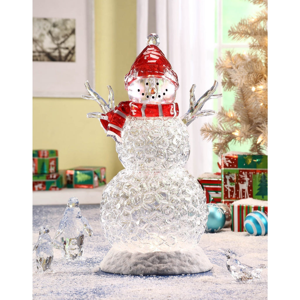 Red Hat Snowman - Icy Craft