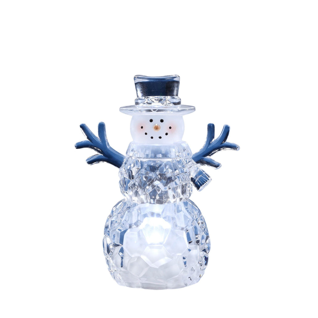 Small Top Hat Snowman LED - Icy Craft