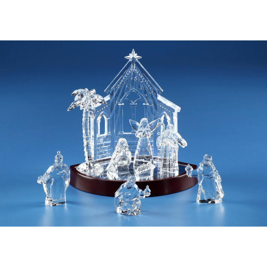 Miniature Nativity Set & Base - Icy Craft