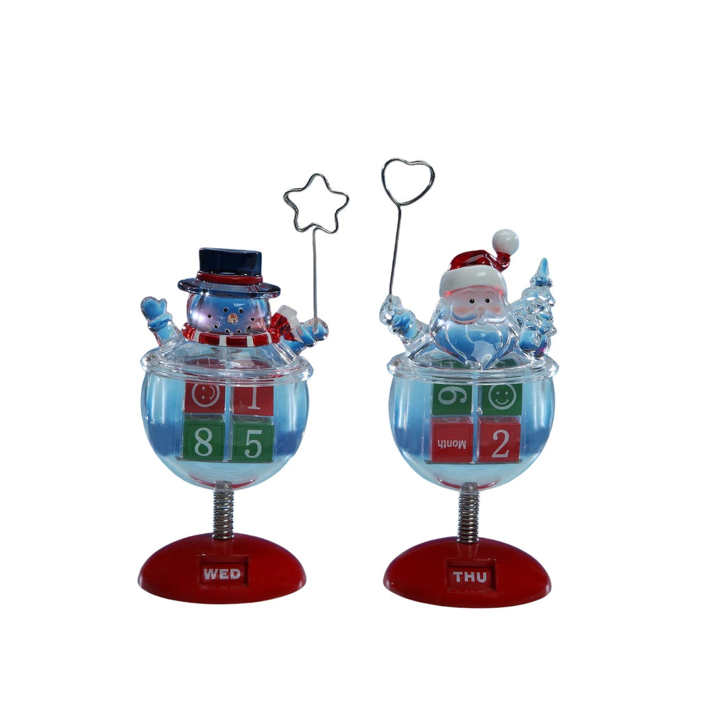 Calendar Block Snowman/Santa - Icy Craft