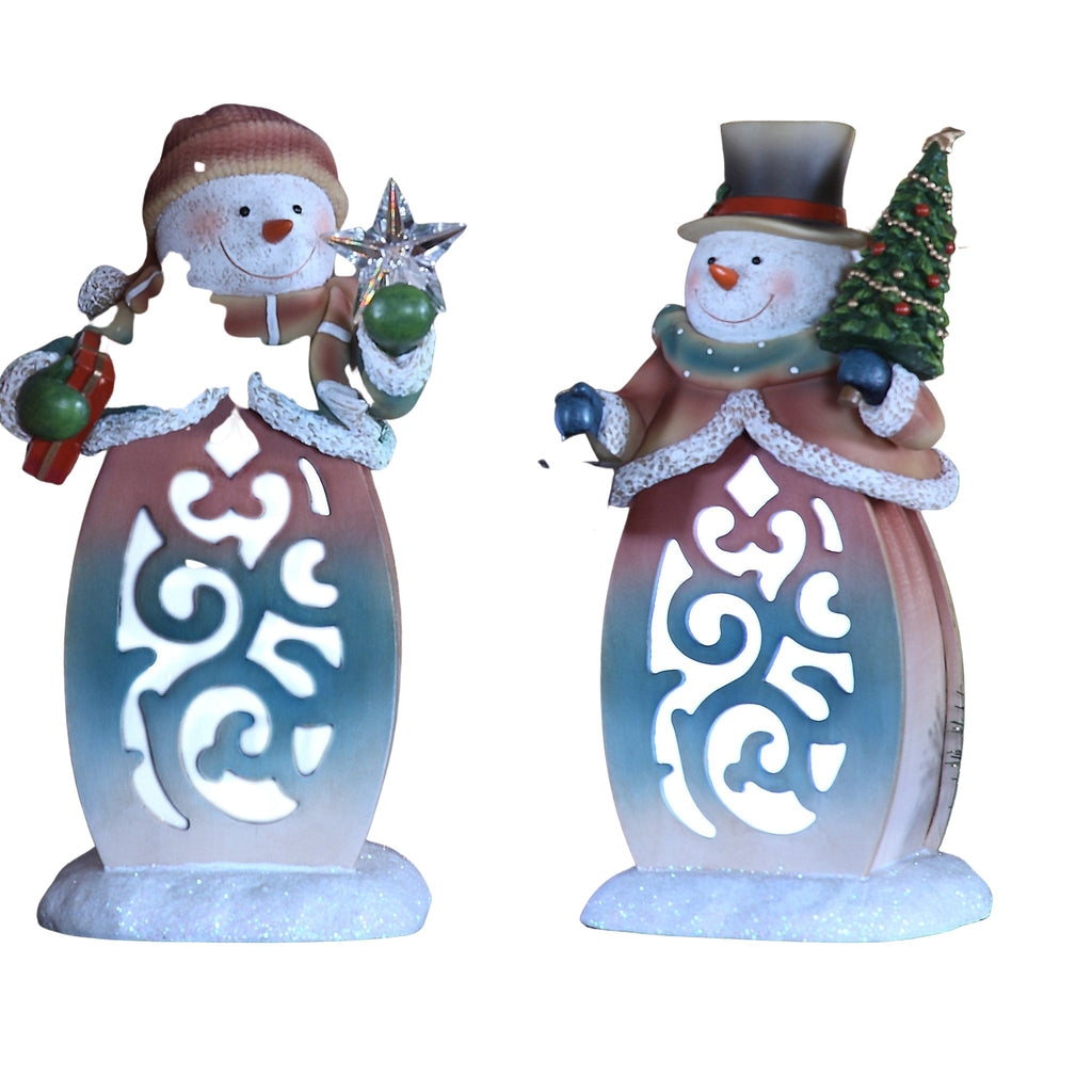 Snowman Scroll Lightbox - Icy Craft