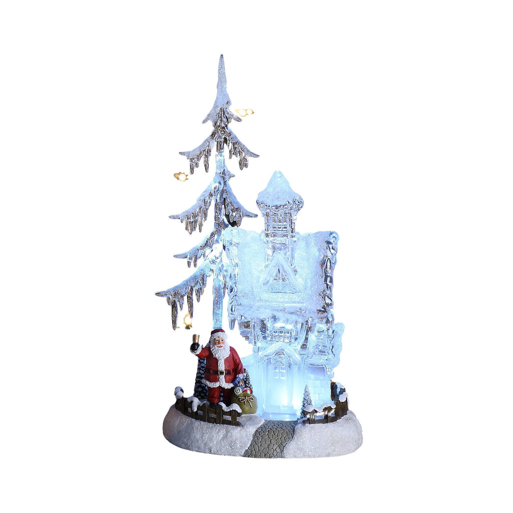 Santa Forest House & Tree - Icy Craft