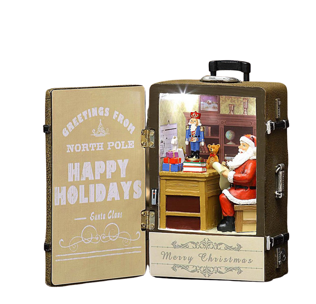 Suitcase Santa - Icy Craft