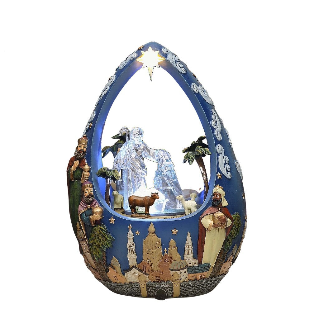 Nativity Folk Art Egg - Icy Craft