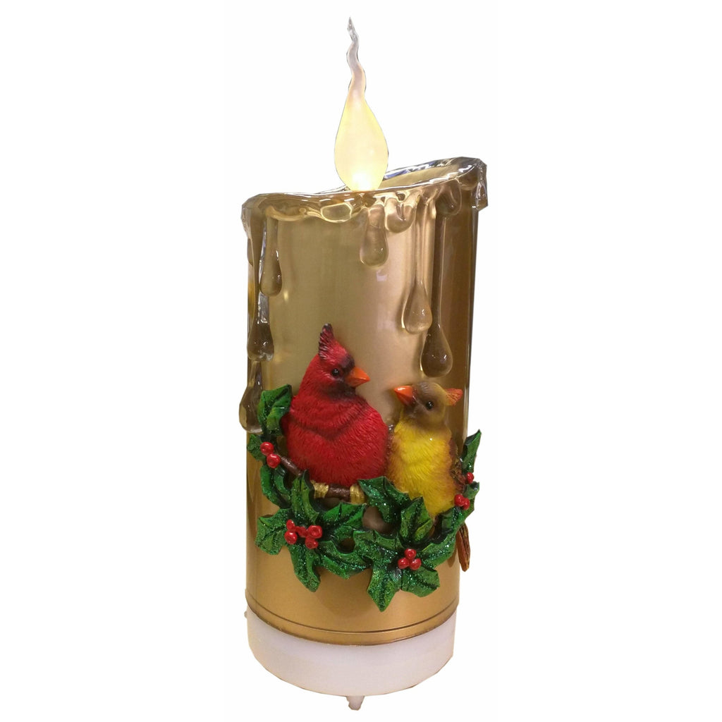 Gold Bluetooth Speaker Flicker Candle - Icy Craft
