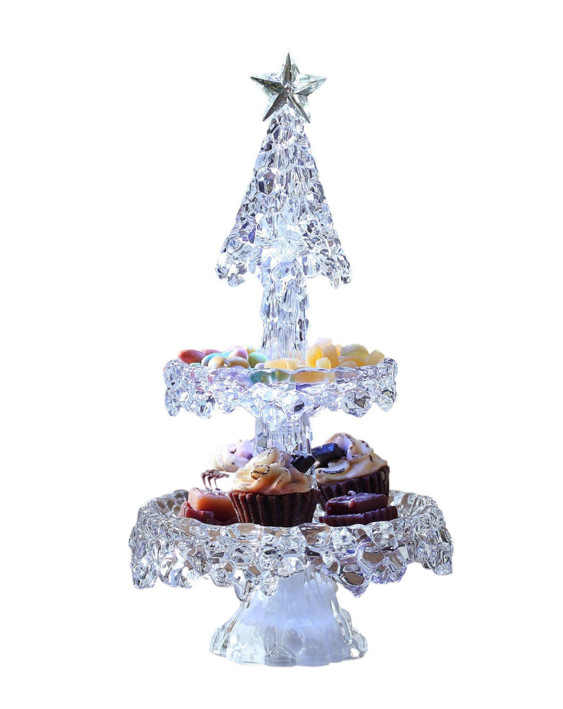 Christmas Two-Tier Fruit Tray
