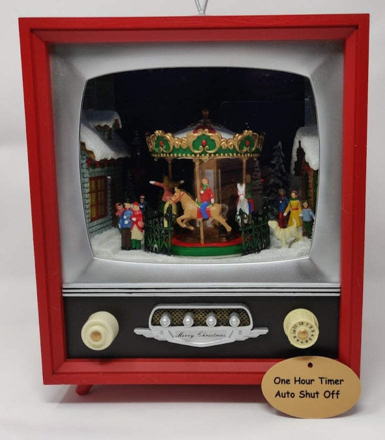 Carousel Christmas Red TV